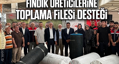 Fındık Üreticilerine %50 Hibeli Toplama Filesi Desteği
