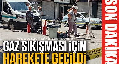 Gaz sıkışması için harekete geçildi
