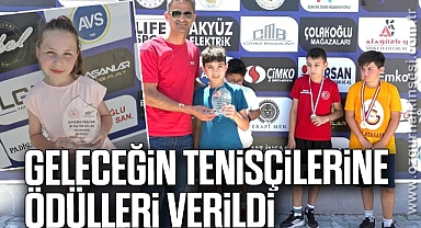 Geleceğin tenisçilerine ödülleri verildi