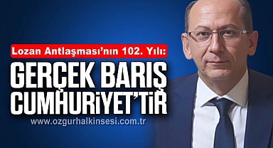 Gerçek Barış Cumhuriyet’tir