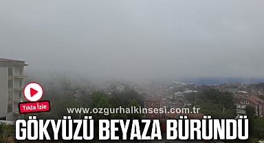 Gökyüzü Beyaza Büründü
