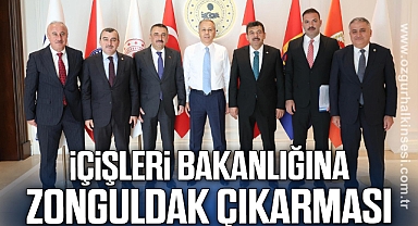 İÇİŞLERİ BAKANLIĞINA ZONGULDAK ÇIKARMASI