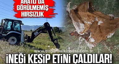 İNEĞİ KESİP ETİNİ ÇALDILAR!