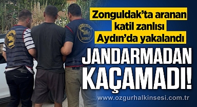 JANDARMADAN KAÇAMADI!