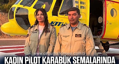 KADIN PİLOT KARABÜK SEMALARINDA