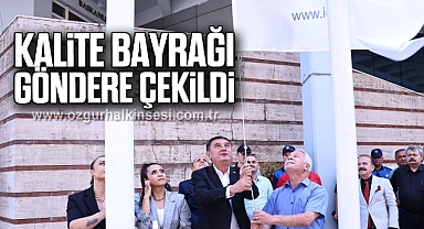 Kalite bayrağı göndere çekildi