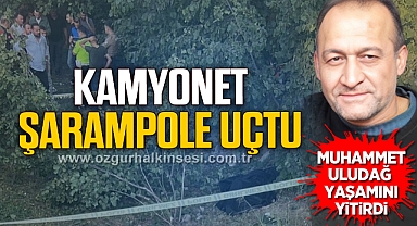 Kamyonet Şarampole Uçtu: 1 Ölü