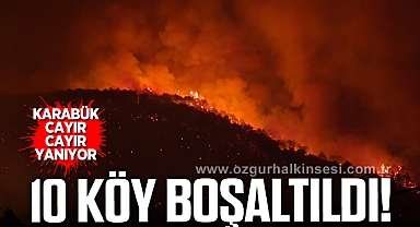 Karabük'te 10 köy boşaltıldı