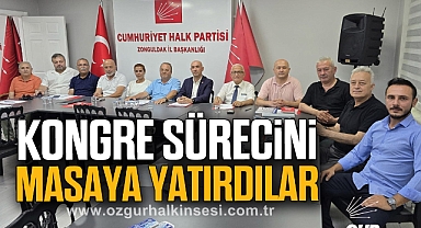 Kongre Sürecini Masaya Yatırdılar