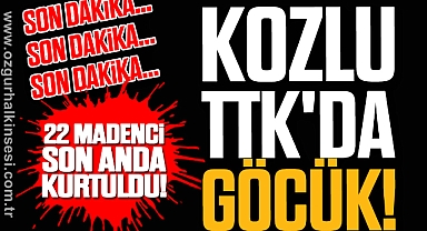 Kozlu TTK'da Göçük!