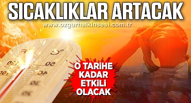 Meteoroloji Uyardı: Hava Sıcaklıkları Artıyor!