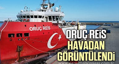 Oruç Reis'in Filyos Limanı'na girişi havadan görüntülendi