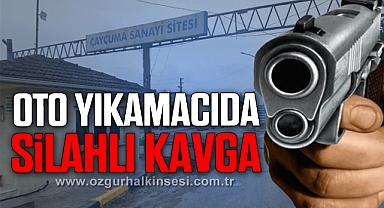 Oto yıkamacıda silahlı kavga: 1 kişi ağır yaralandı