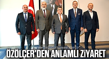 Özölçer'den Anlamlı Ziyaret