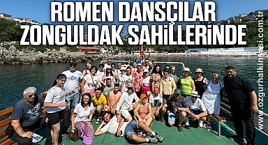 ROMEN DANSÇILAR ZONGULDAK SAHİLLERİNDE