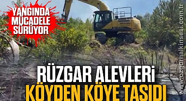 Rüzgar Alevleri Köyden Köye Taşıdı