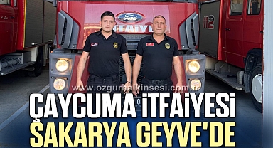 Sakarya Geyve'deki Orman Yangınına Çaycuma Belediyesi'nden Destek