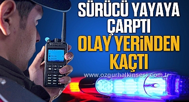 Sürücü Yayaya Çarptı, Olay Yerinden Kaçtı