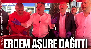 TAHSİN ERDEM AŞURE DAĞITTI