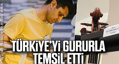 Türkiye’yi gururla temsil etti