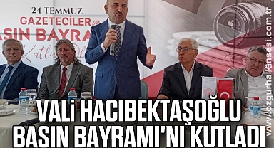 Vali Hacıbektaşoğlu Basın Bayramı'nı Kutladı
