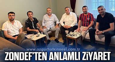 ZONDEF’ten 15 Temmuz Gazisi Sinan Avcı’ya anlamlı ziyaret