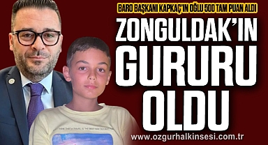 ZONGULDAK'IN GURURU OLDU