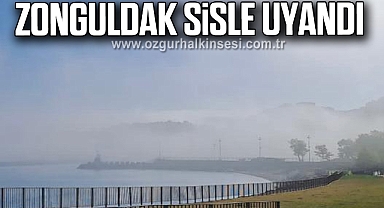 ZONGULDAK SİSLE UYANDI
