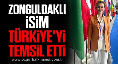 Zonguldaklı İsim Türkiye'yi Temsil Etti