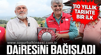 110 Yıllık Tarihte Bir İlk: Emekli Başçavuştan Kızılay’a Anlamlı Bağış