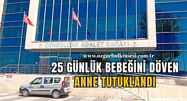 25 GÜNLÜK BEBEĞİNİ DÖVEN ANNE TUTUKLANDI