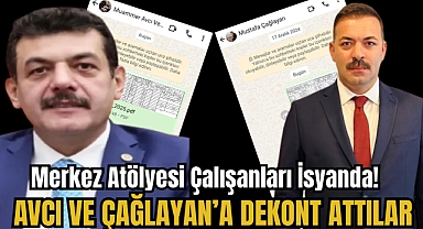 AVCI VE ÇAĞLAYAN'A DEKONT ATTILAR