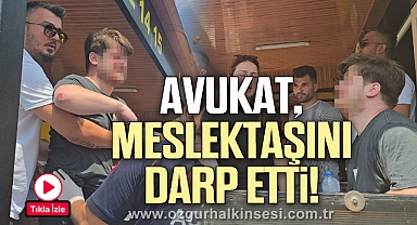 AVUKAT, MESLEKTAŞINI DARP ETTİ