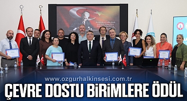 BEUN'da Sıfır Atık Kapsamında En Başarılı Birimlere Bayrak ve Sertifika Ödülü