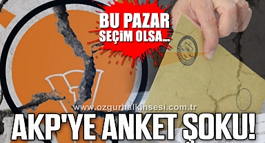 Bu Pazar seçim olsa… AKP'ye anket şoku!