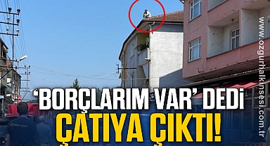 Çatıya Çıkan Kişi Ekipleri Harekete Geçirdi