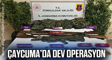 Çaycuma’da Uy*şturucu ve Silah Operasyonu: