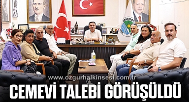 CEMEVİ TALEBİ GÖRÜŞÜLDÜ