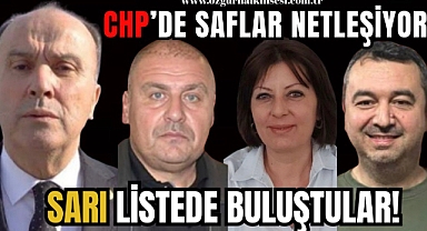 CHP'DE SAFLAR NETLEŞİYOR