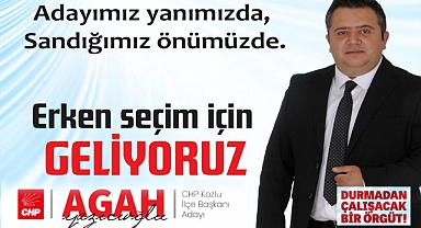 CHP Kozlu İlçe Başkan Adayı Agah Yazıcıoğlu