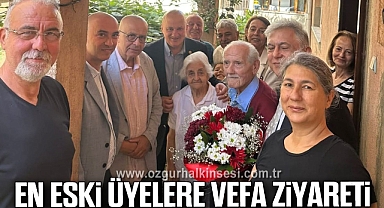 EN ESKİ ÜYELERE VEFA ZİYARETİ