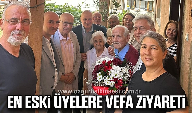EN ESKİ ÜYELERE VEFA ZİYARETİ