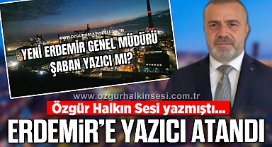 Erdemir'e Şaban Yazıcı atandı