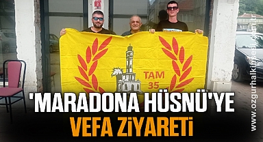 Göztepelilerden 'Maradona Hüsnü'ye Vefa Ziyareti