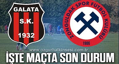 İŞTE MAÇTA SON DURUM