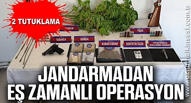 Jandarmadan Eş Zamanlı Operasyon: 2 Tutuklama
