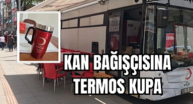 KAN BAĞIŞÇISINA TERMOS KUPA