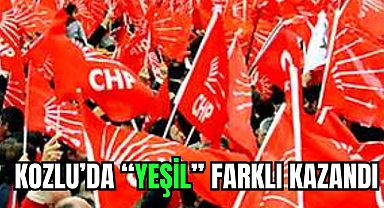 KOZLU’DA “YEŞİL” FARKLI KAZANDI