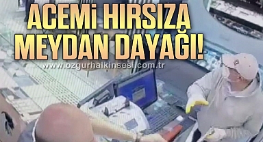 Kurusıkı silahla kuyumcu soymaya kalktı: Kuyumcu ve esnaftan meydan dayağı yedi