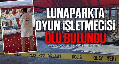 Lunaparkta oyun işletmecisi ölü bulundu